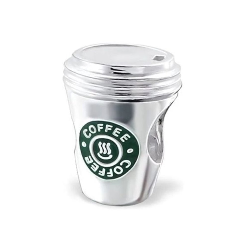 925 Sterling?Silver Coffee Charm